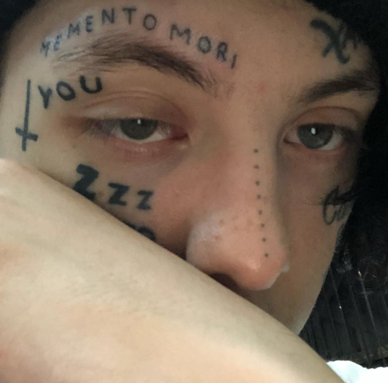Lil xan тату