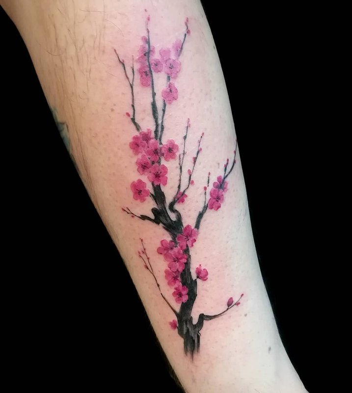 Тату Сакура Blossom