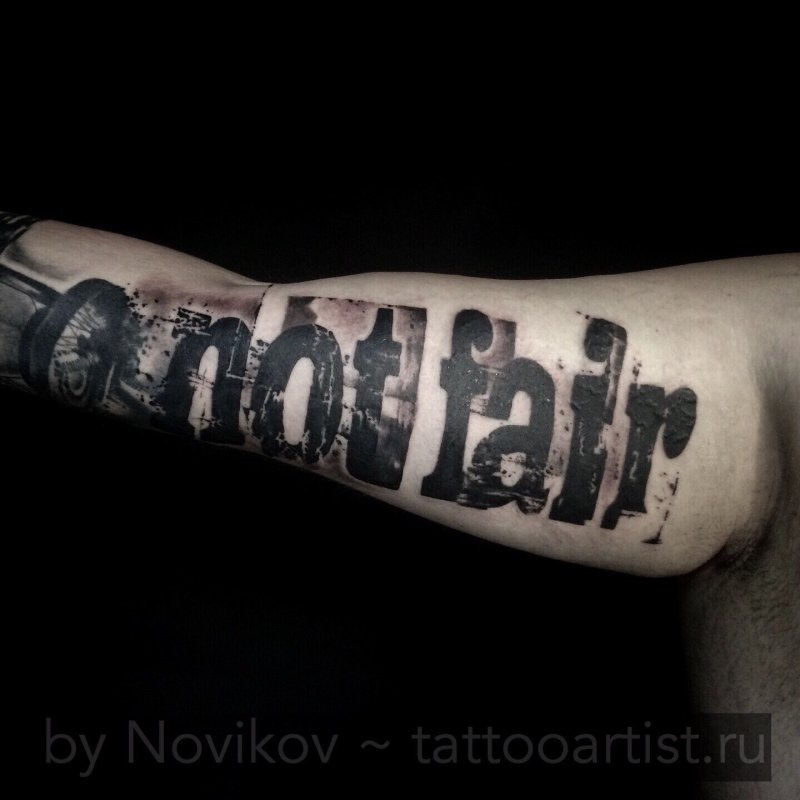 Рок тату для девушек