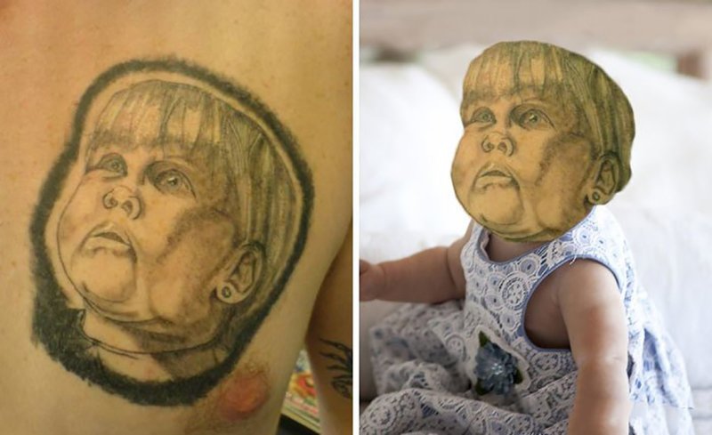 Неудачные тату Анджелина Джоли