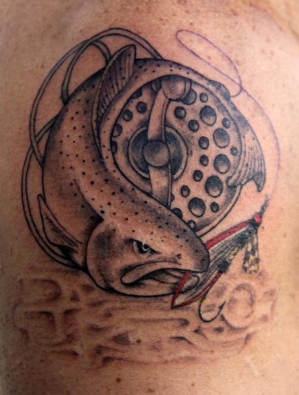 Old School Tattoo рыбалка