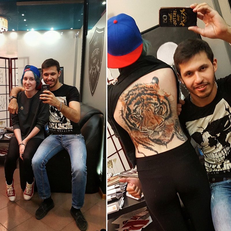 Можно ли закрасить чб тату цветом