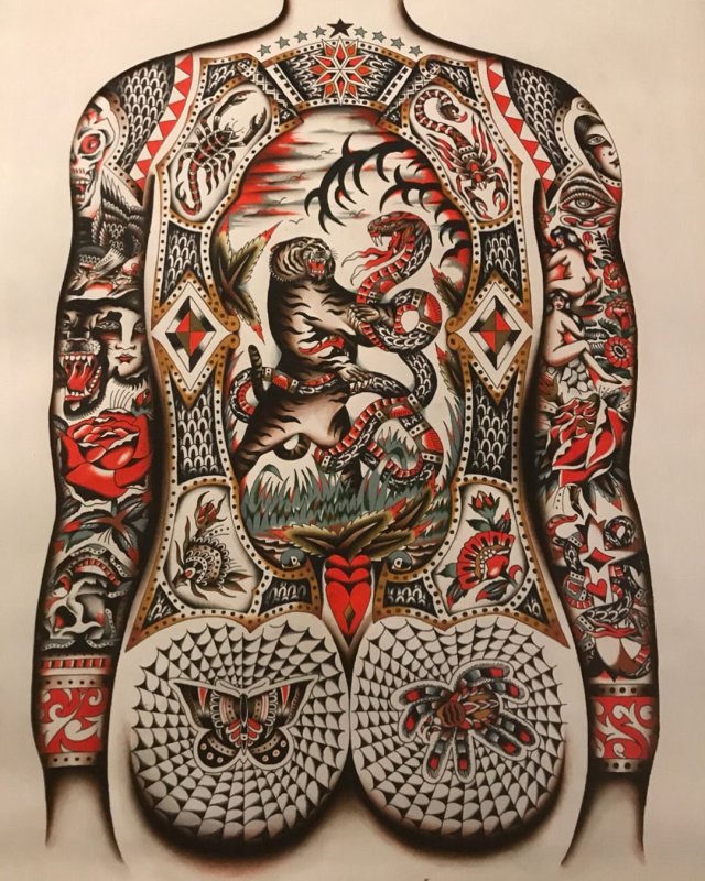 Тату русская тематика