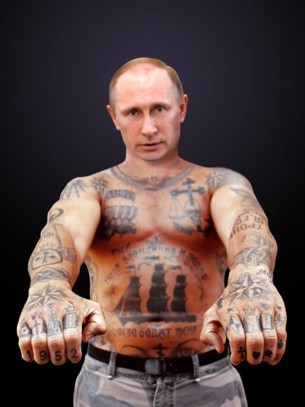 Уголовники в наколках
