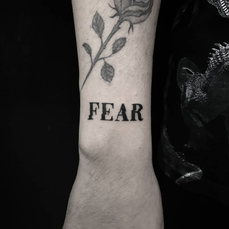 Fear тату