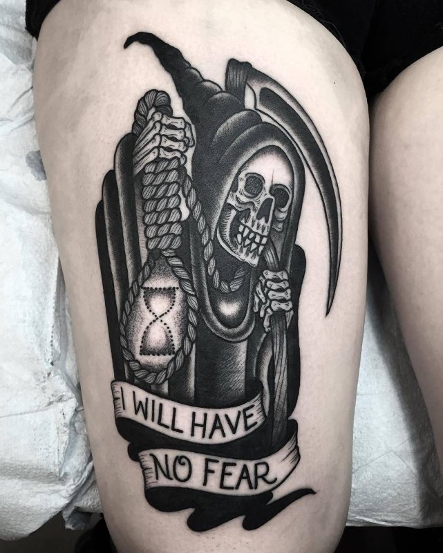 Fear тату