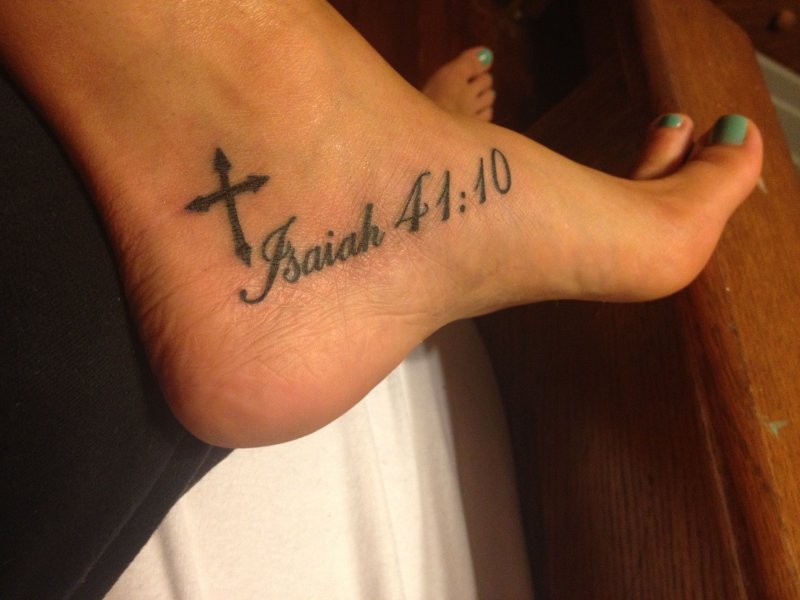 Let your Faith be Greater than your Fear тату