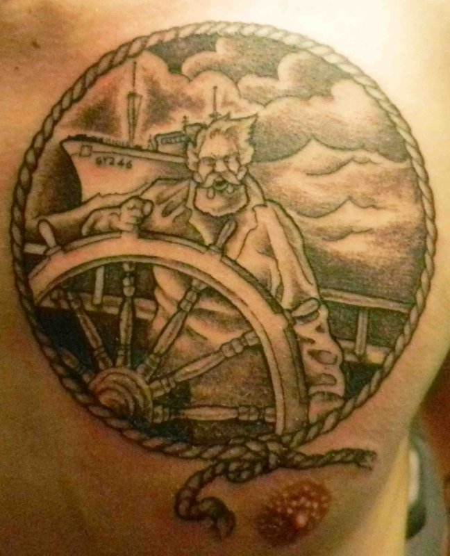 Тату "моряк"