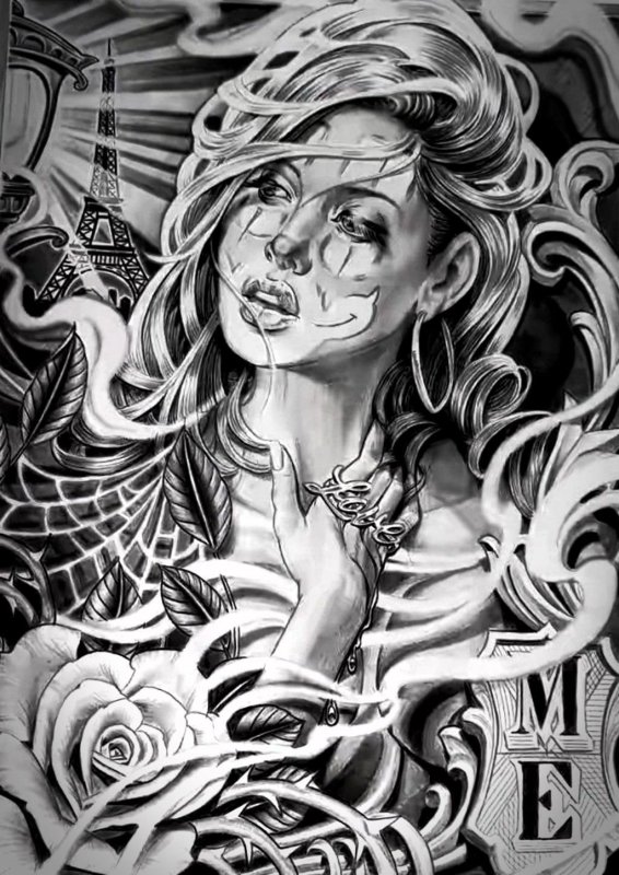 Chicano best Tattoo back