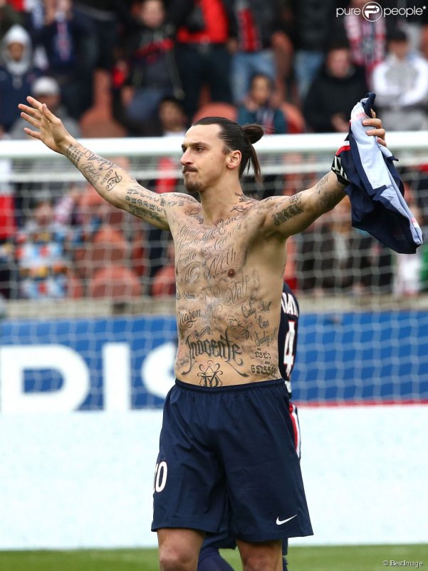Zlatan Ibrahimovic тату