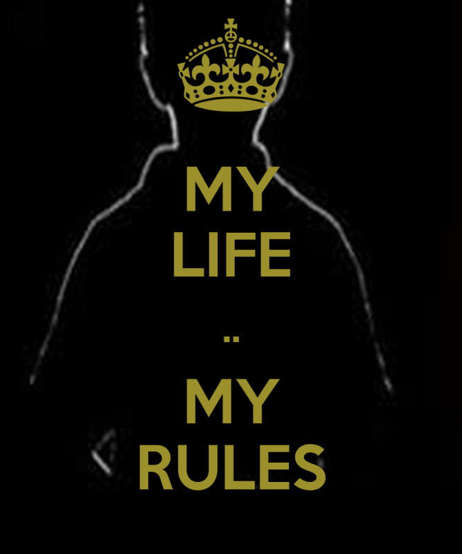 My Life my Rules на машине