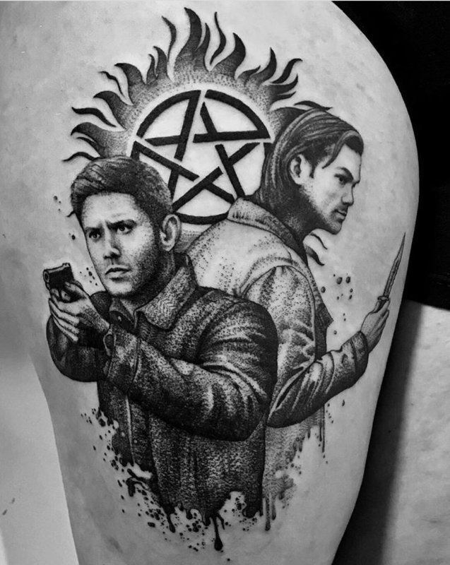 Supernatural тату