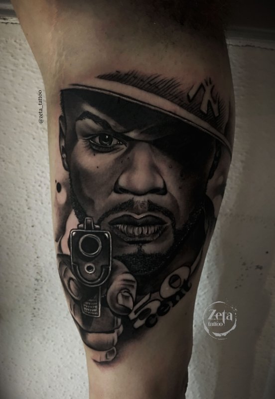 Тату 50 Cent