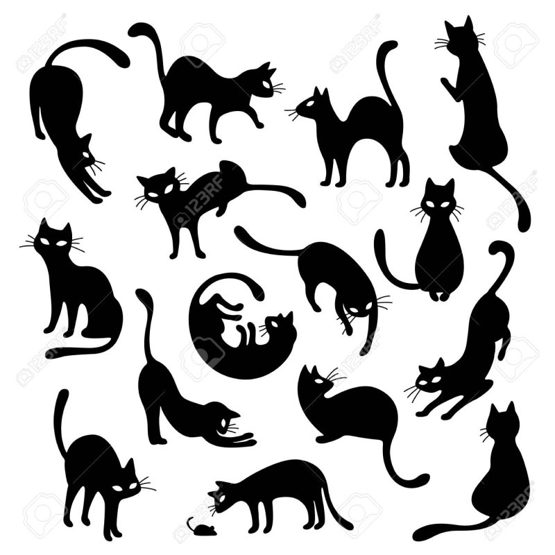 Женские тату кошки