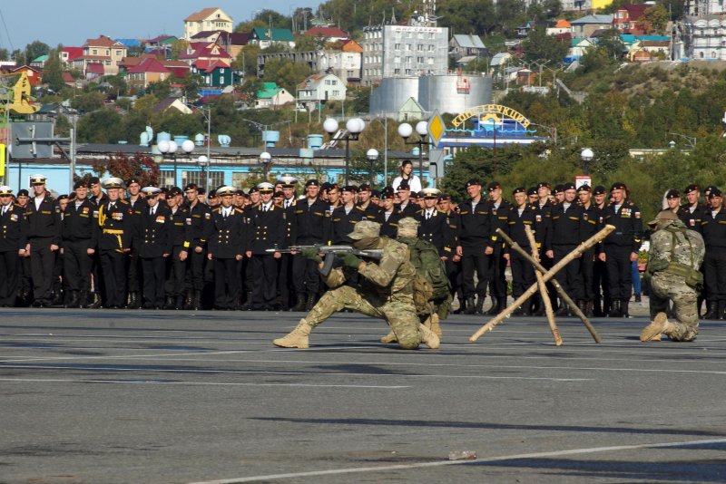 Нашивка череп морская пехота