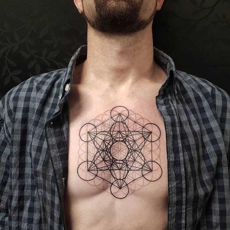 Blackwork тату Sleeve