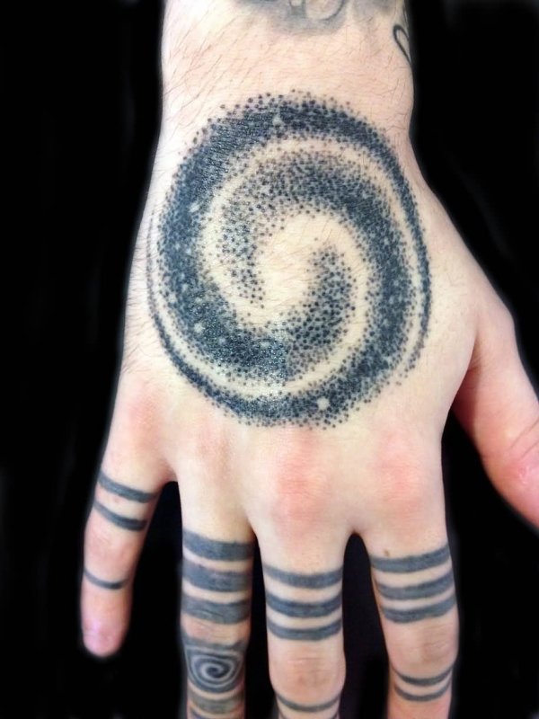 Vegvisir dotwork
