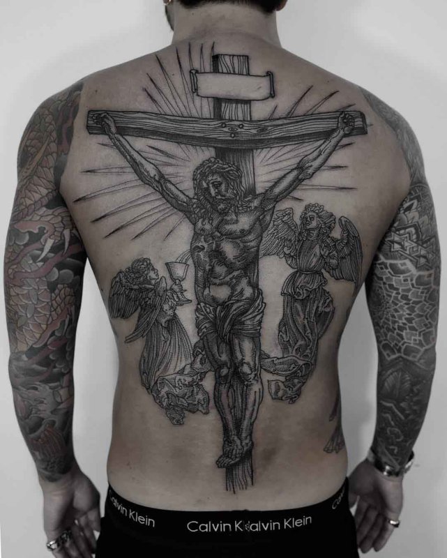 Crucified тату