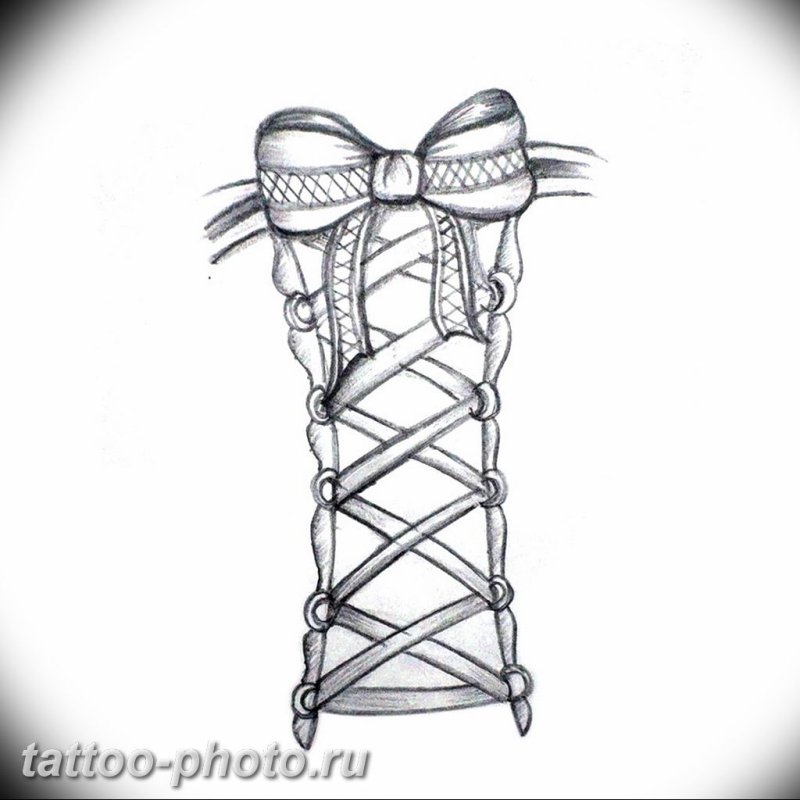 Тату корсет