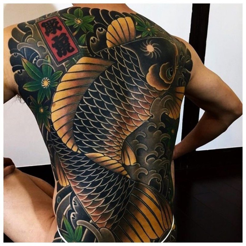Карп кои ирэдзуми