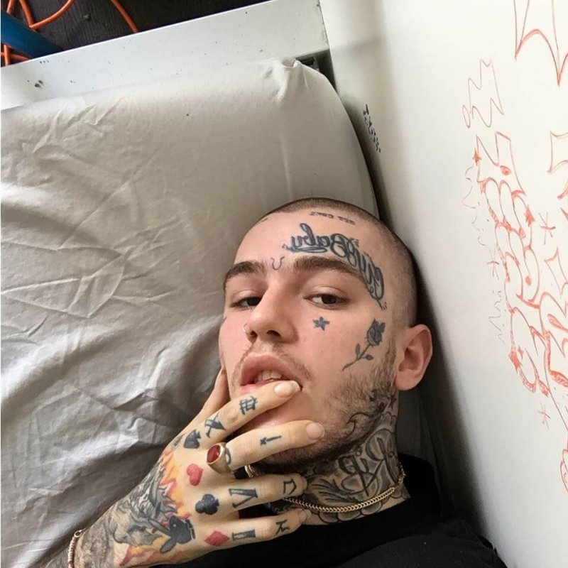Lil Peep лысый