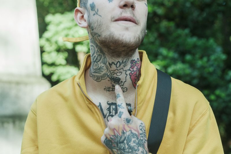 Lil Peep тату