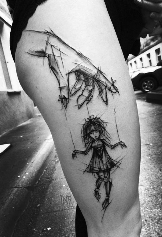 Inez Janiak тату