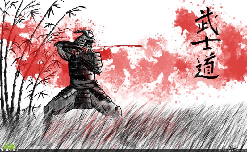 Bushido Самурай арт