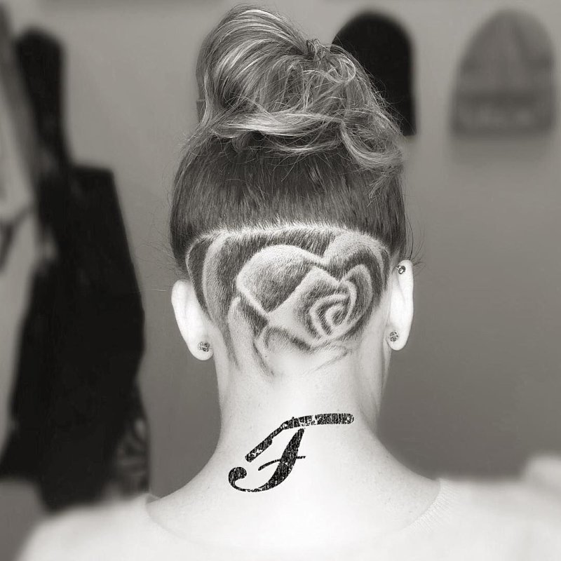 Художественный выстриг волос hair Tattoo
