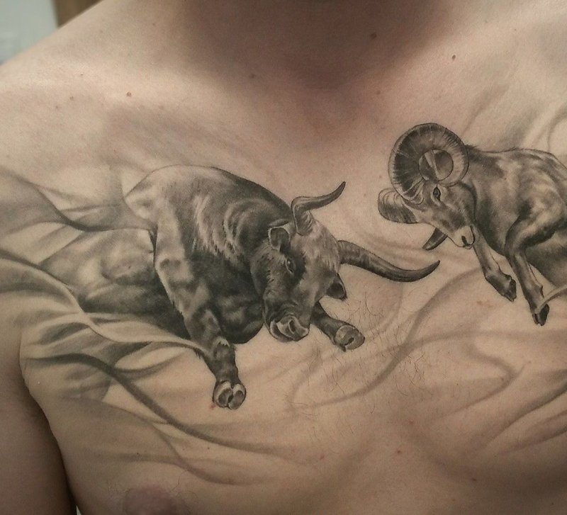 Тату бык