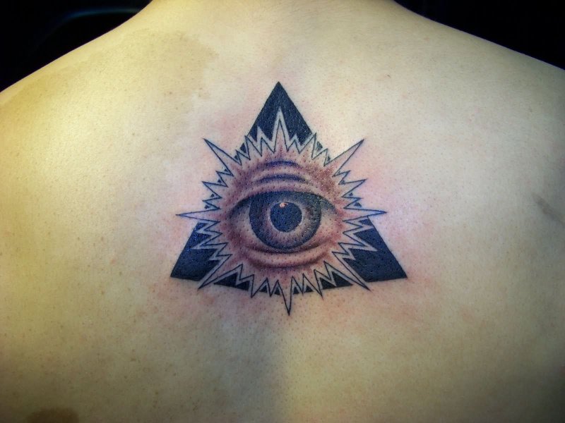 Tattoo глаз гора Всевидящее око