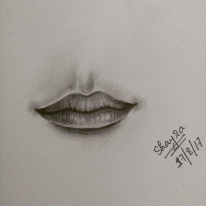 Губы рисунок