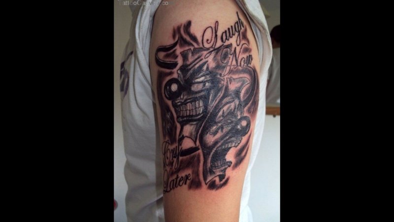 Smile Now Cry later тату