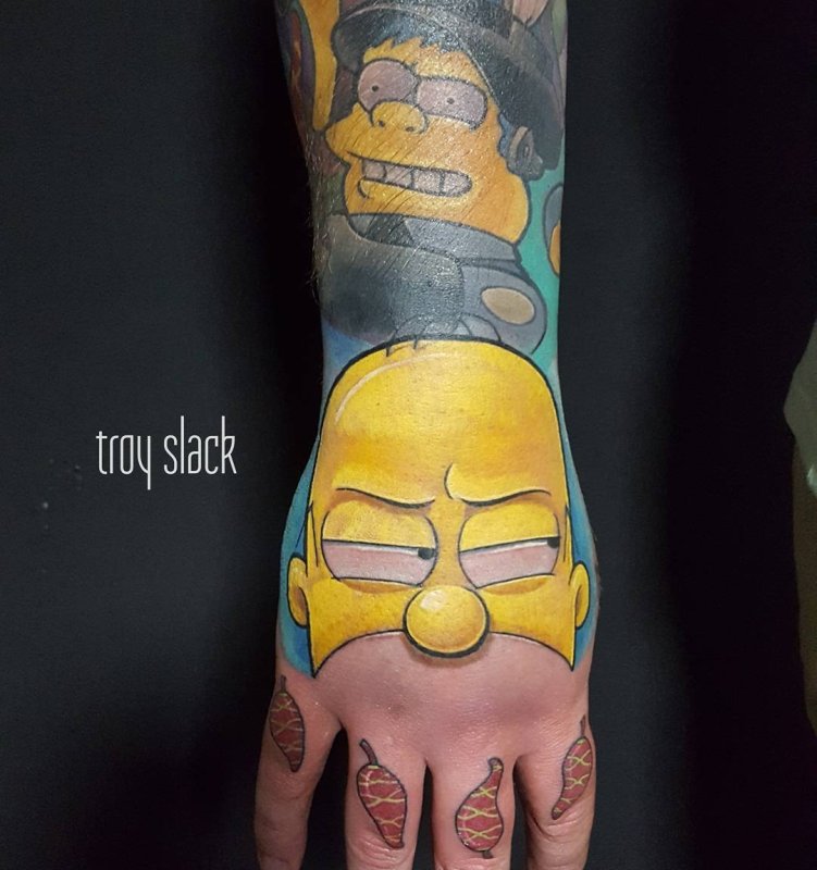 Барт симпсон Tattoo