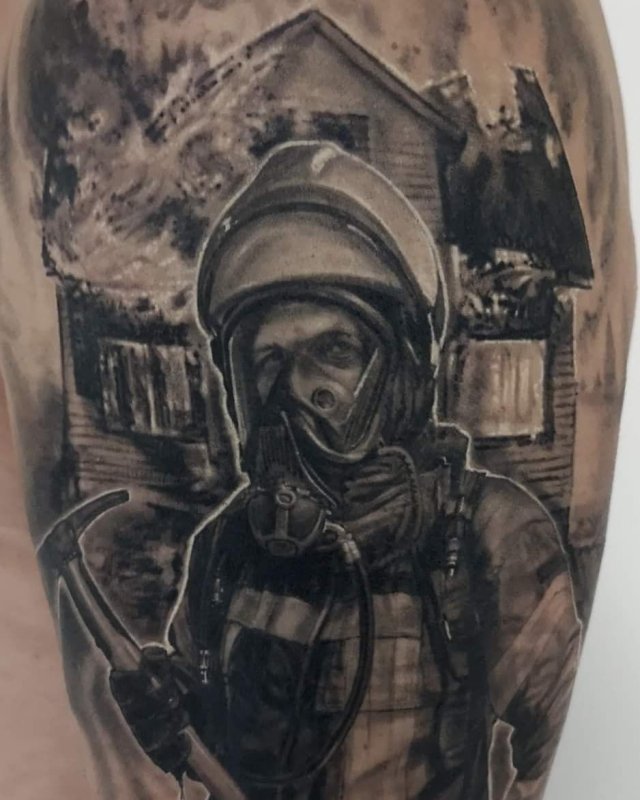 Тату пожарных