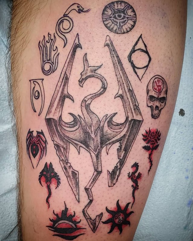 Скайрим CBBE Tattoo