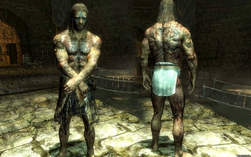 Тату Skyrim изгоев