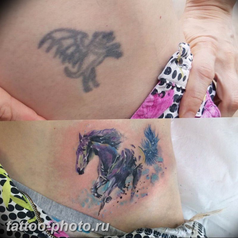 Неудачная Татуировка лошади