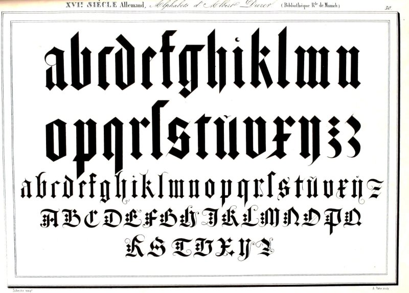 Old English text шрифт