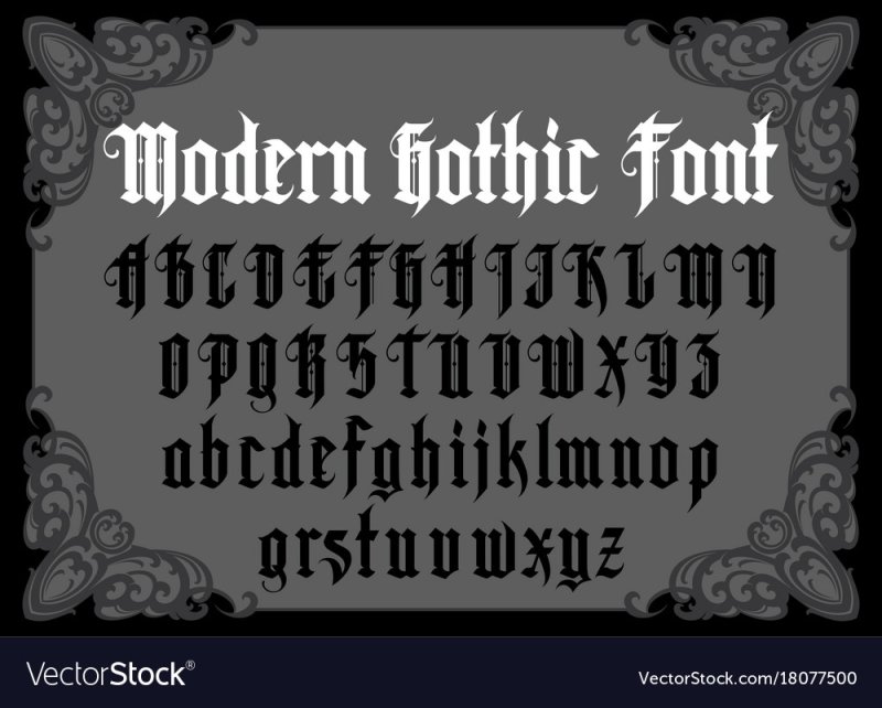 Каллиграфия Готика фрактура