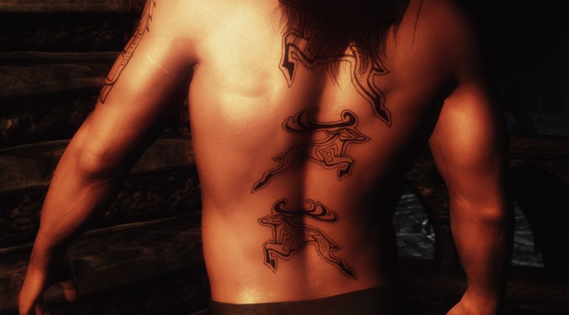 Skyrim моды на тату