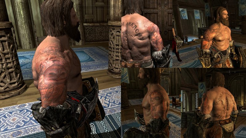 Скайрим CBBE Tattoo