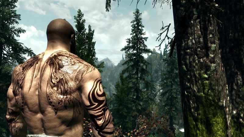 Скайрим CBBE Tattoo