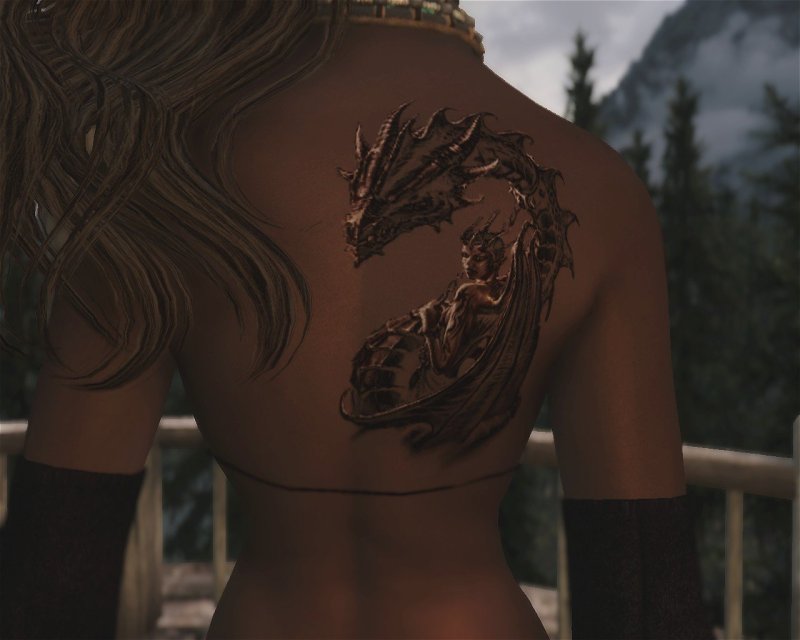 Skyrim Татуировки для женщин