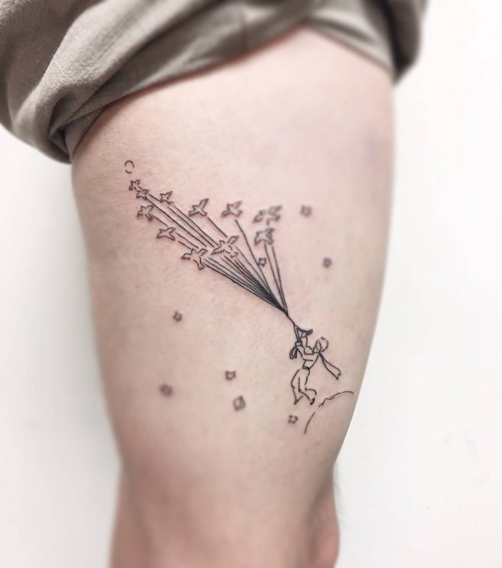 Тату Fly away