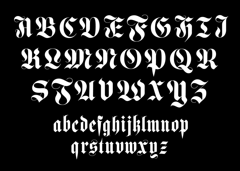 Готический шрифт