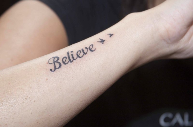 Тату believe