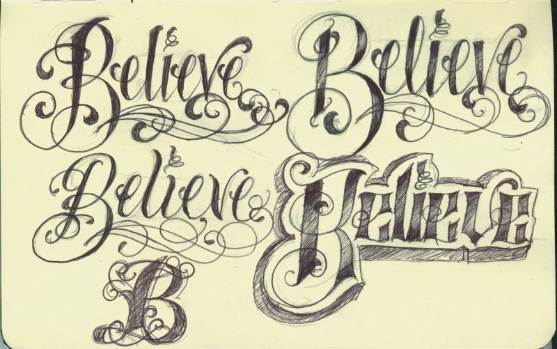 Believe in you тату