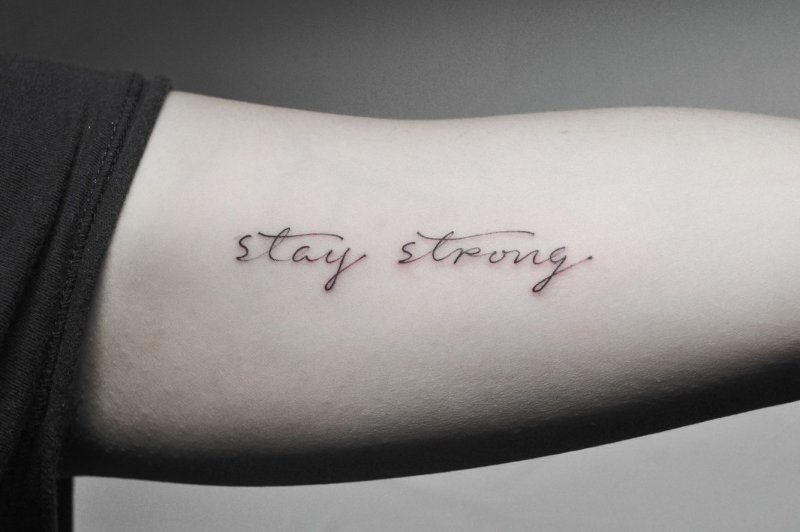Татуировка believe in yourself