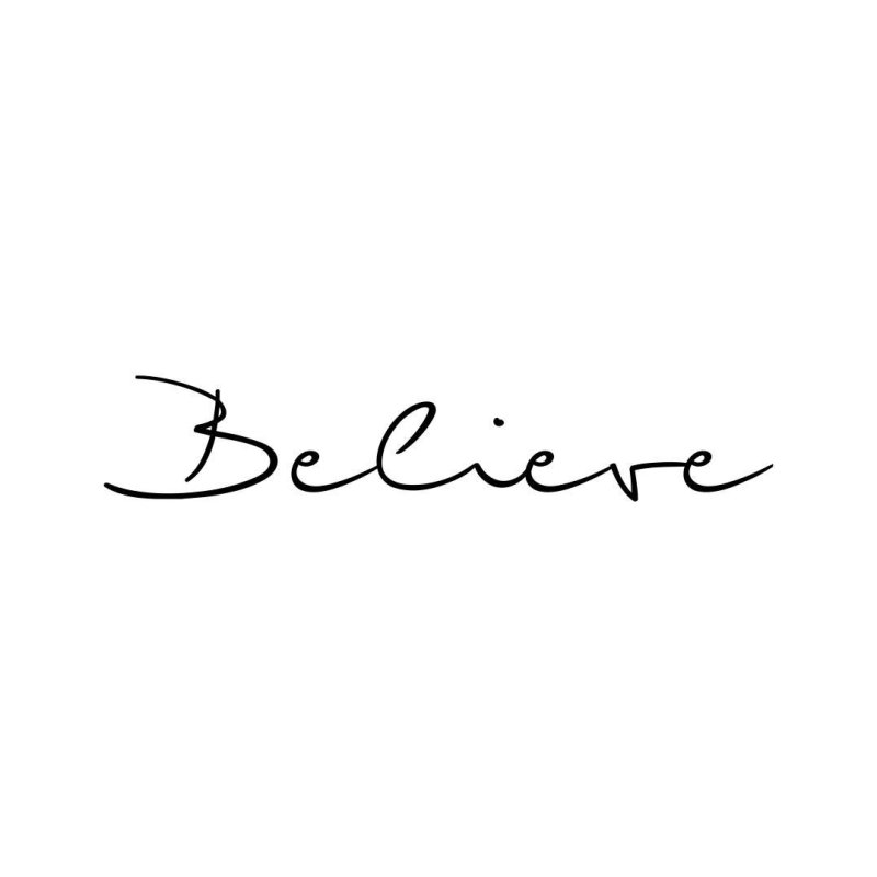 Тату believe